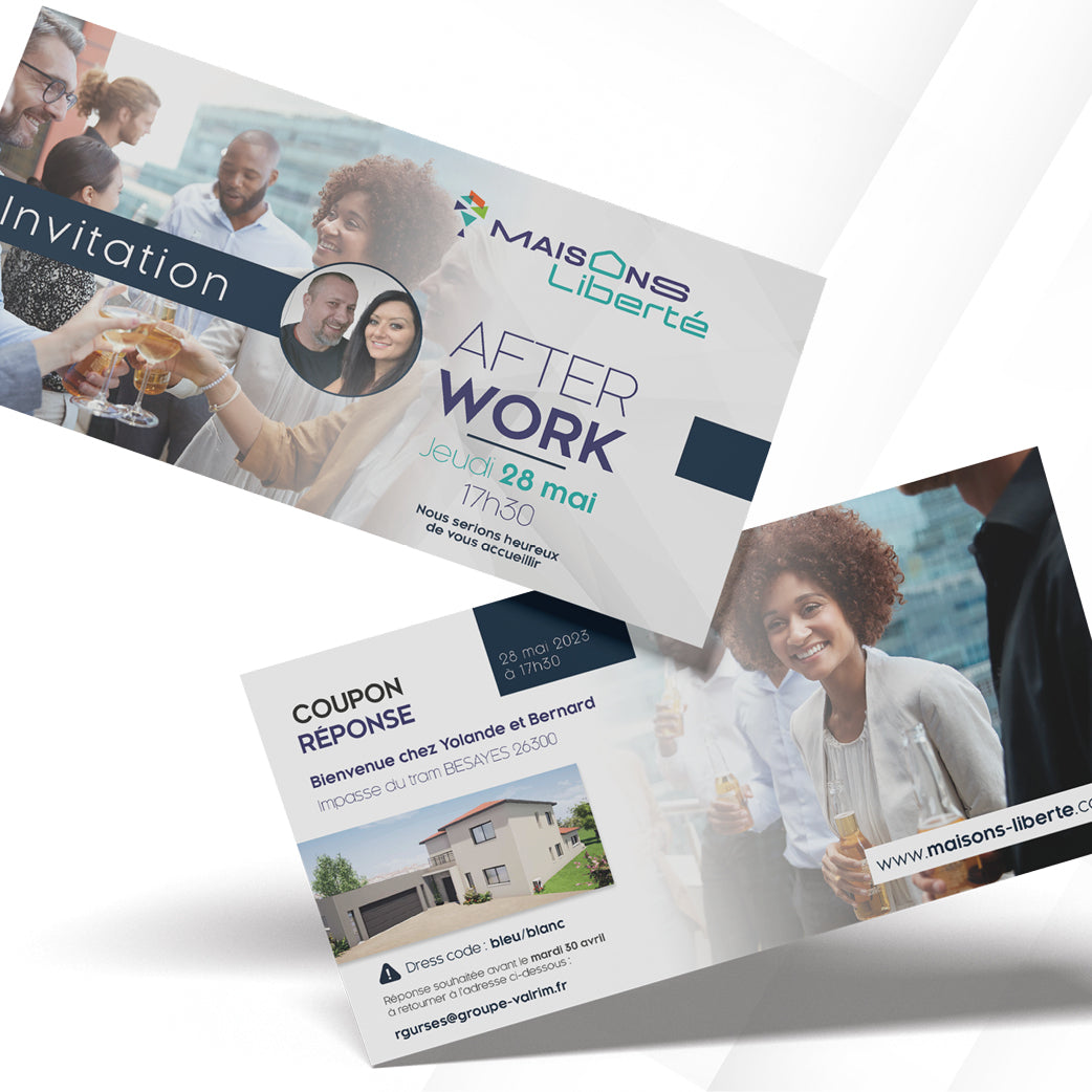 Cartes d'invitation/correspondance