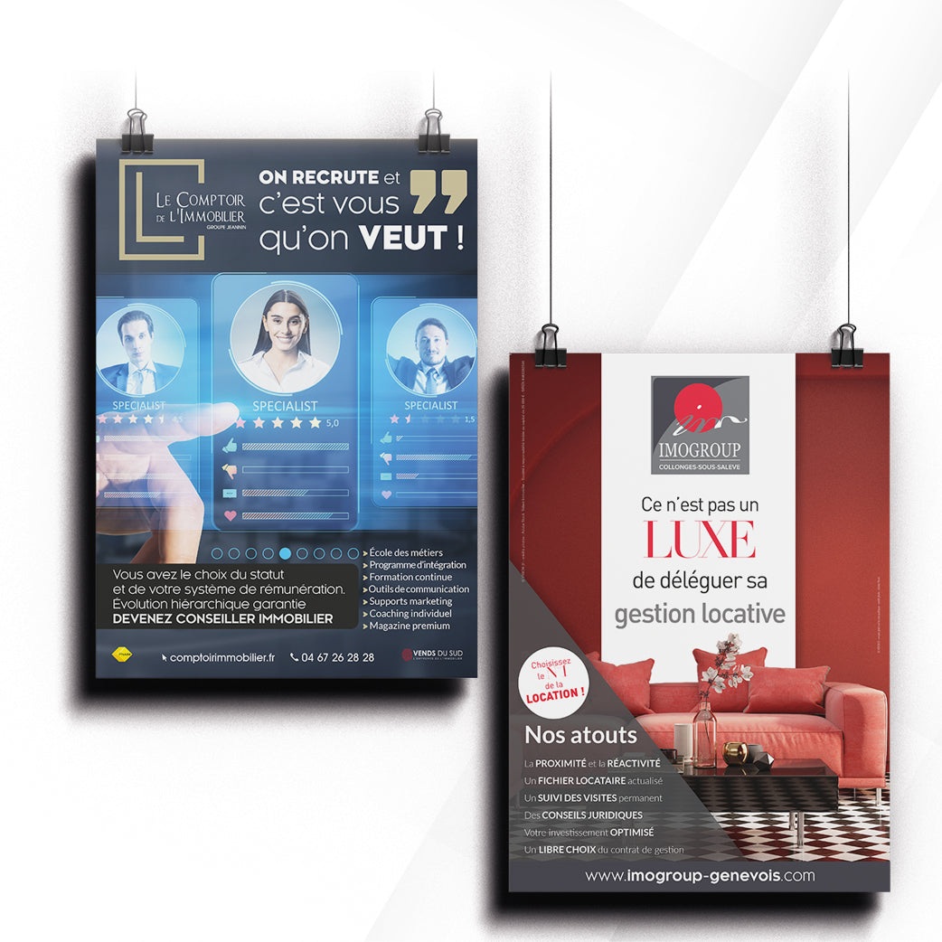 Affiches publicitaires