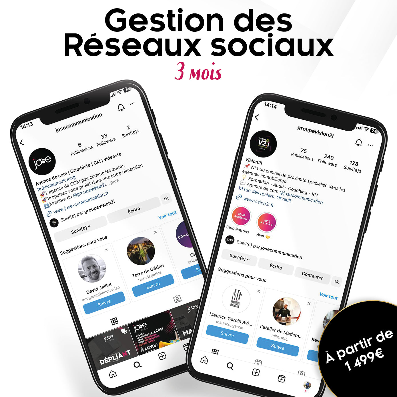 Gestion des réseaux 3 mois